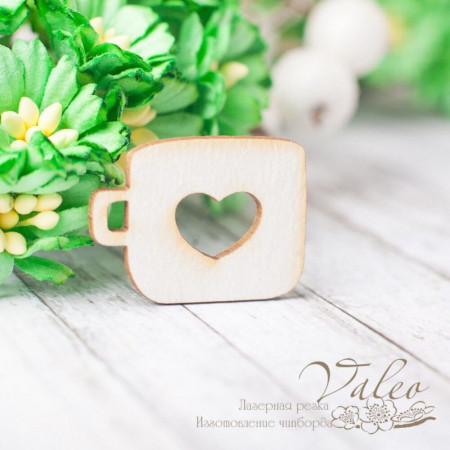 Чіпборд Valeo Чашка 26*19мм V2308