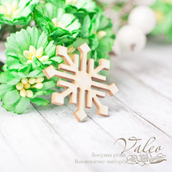 Чіпборд Valeo Сніжинка 30*30мм V2310