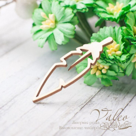 Чіпборд Valeo Перо 46*15мм V2311