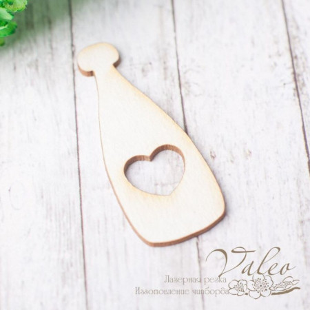 Чипборд Valeo Бутылочка 16*40мм V2325