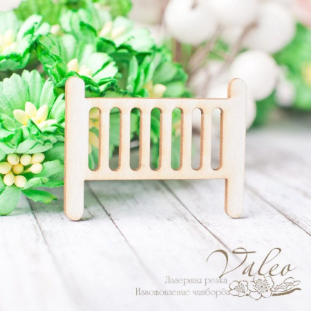 Чіпборд Valeo Ліжечко 38*29мм V2330