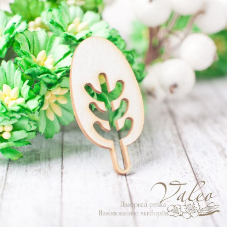 Чіпборд Valeo Дерево 22*41мм V2332