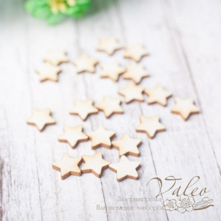 Чіпборд Valeo Зірочки 20шт 9*8мм V2335