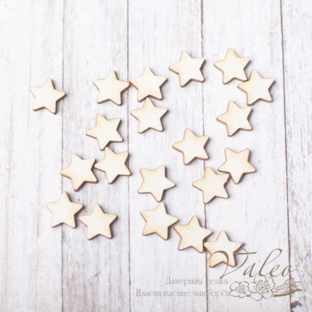 Чіпборд Valeo Зірочки 20шт 9*8мм V2335