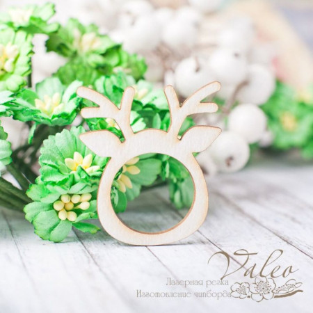 Чіпборд Valeo рамка Олень 37*41мм V2341