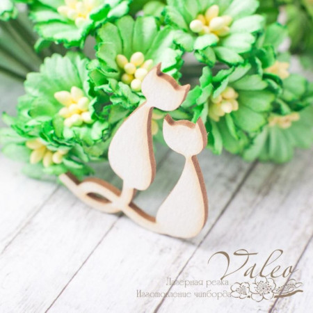 Чіпборд Valeo Котики 33*41мм V2363