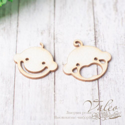 Чіпборд Valeo Мордочки 2шт 21*19мм V2364