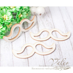 Чіпборд Valeo шейкер Вусики 3шт 56*21мм V2374