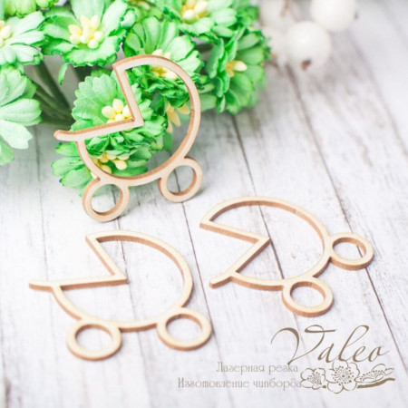 Чіпборд Valeo шейкер Коляска 3шт 35*37мм V2377