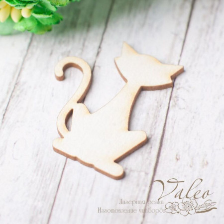 Чіпборд Valeo Котик 26*30мм V2379