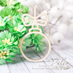 Чіпборд Valeo Новорічна кулька 28*50мм V2381