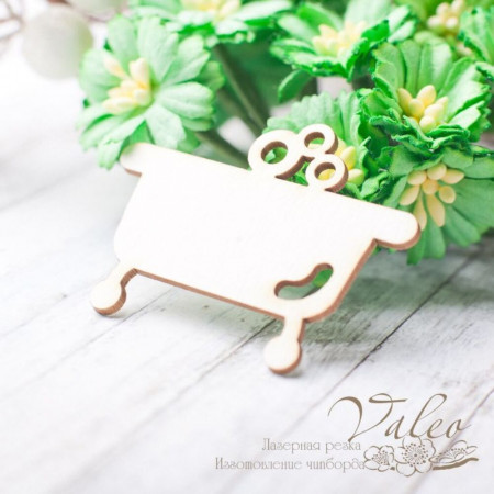 Чіпборд Valeo Ванночка 48*37мм V2382