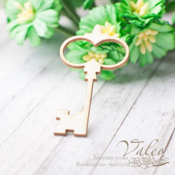 Чіпборд Valeo Ключик 25*48мм V2389