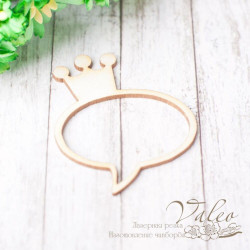 Чіпборд Valeo рамка Корона 35*43мм V2393