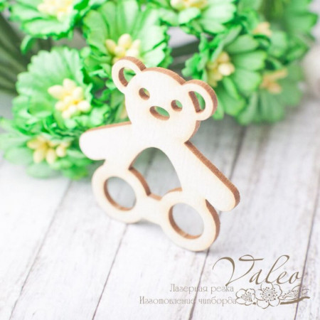 Чіпборд Valeo Ведмедик 36*38мм V2404