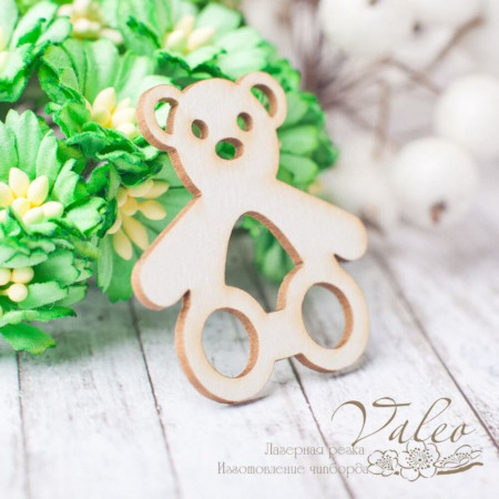 Чіпборд Valeo Ведмедик 36*38мм V2404