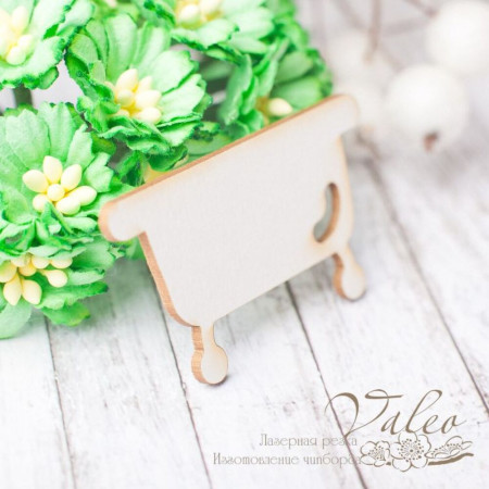 Чіпборд Valeo Ванночка 48*27мм V2406