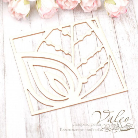 Чіпборд Valeo фон Листики 89*89мм V2050