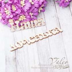 Чіпборд Valeo Наша донечка 46*14мм 74*11мм V2537