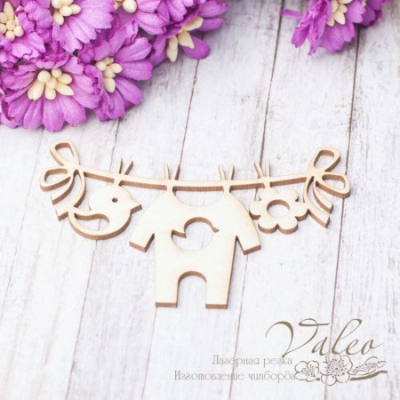 Чіпборд Valeo Підвіска дитяча 69*45мм V2541