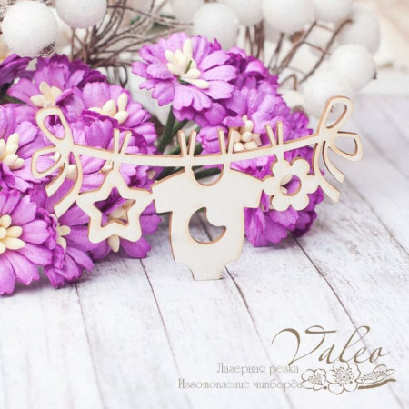 Чіпборд Valeo Підвіска дитяча 71*43мм V2543