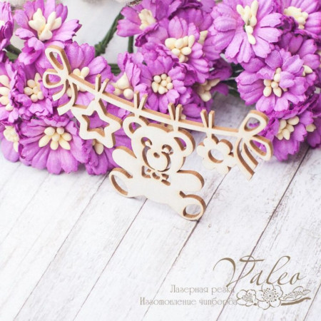 Чіпборд Valeo Підвіска дитяча 74*47мм V2544