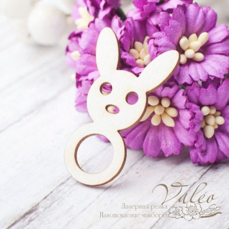 Чіпборд Valeo Іграшка дитяча зайчик 22*39мм V2554