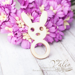 Чіпборд Valeo Іграшка дитяча зайчик 22*39мм V2554