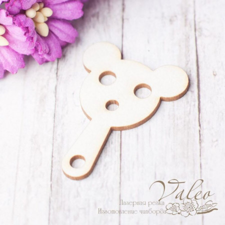 Чіпборд Valeo Іграшка дитяча ведмедик 27*36мм V2555