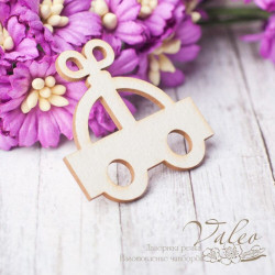 Чіпборд Valeo Іграшка дитяча машина 36*36мм V2556