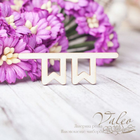 Чіпборд Valeo Прапорці 47*15мм V2560