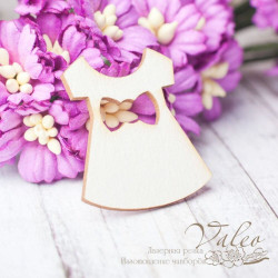 Чіпборд Valeo Сукня 28*32мм V2573