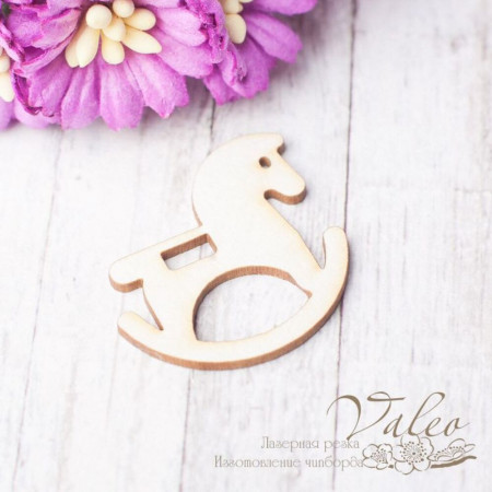 Чіпборд Valeo Іграшка дитяча конячка 27*27мм V2574