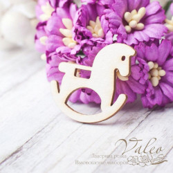 Чіпборд Valeo Іграшка дитяча конячка 27*27мм V2574