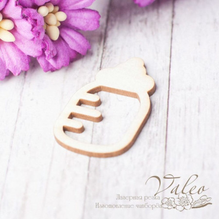 Чипборд Valeo Бутылочка 18*29мм V2586