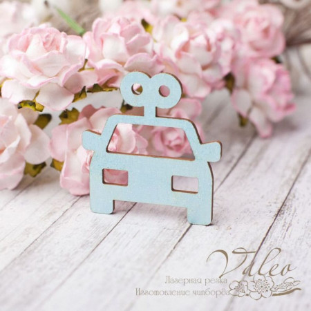 Чіпборд Valeo кольоровий Іграшка дитяча 36*38мм блакитний з глітером V2602