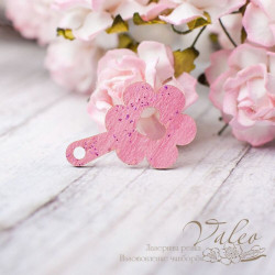 Чіпборд Valeo кольоровий Іграшка дитяча 19*27мм рожевий з гліттером V2625