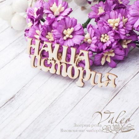 Чіпборд Valeo Наша історія 70*26мм V2474