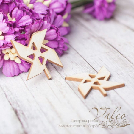 Чіпборд Valeo Іграшка дитяча вітрячок 2шт 22*23мм V2576