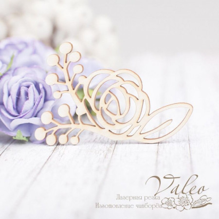 Чіпборд Valeo Квіткова композиція 57*40мм V2208