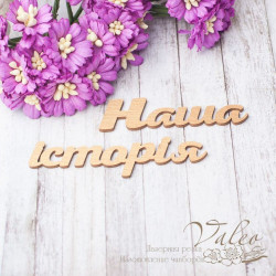 Чіпборд Valeo кольоровий Наша історія 55*17мм 73*20мм золото перламутрмм V2538