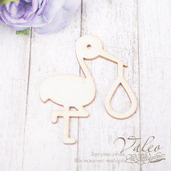 Чіпборд Valeo Лелека 36*45мм V2222