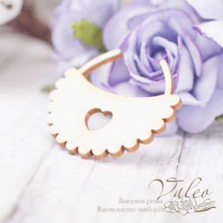 Чіпборд Valeo Слюнявчик 31*28мм V2224