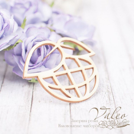 Чіпборд Valeo Глобус 47*39мм V2228