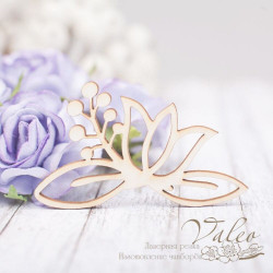 Чіпборд Valeo Квіткова композиція 55*33мм V2229