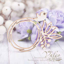 Чіпборд Valeo Квіткова рамка 69*50мм V2207