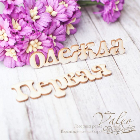 Чіпборд Valeo Перший одяг 60*20мм 62*11мм V2459