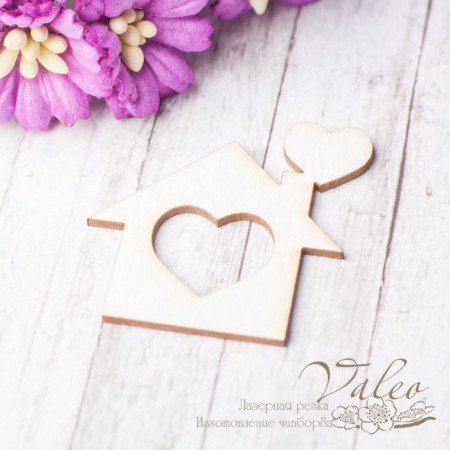 Чіпборд Valeo Будиночок 35*34мм V2562