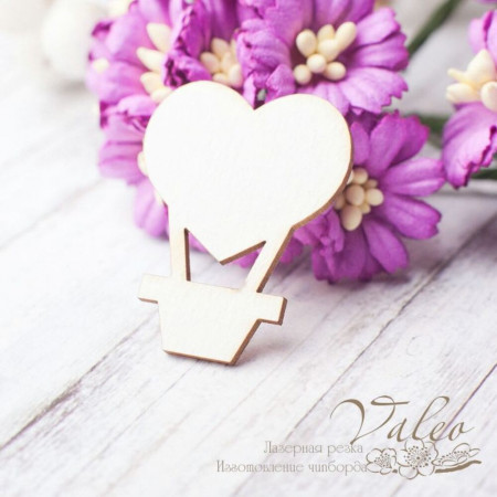 Чіпборд Valeo Повітряна куля 27*35мм V2585