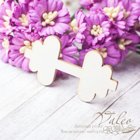 Чіпборд Valeo Гантеля 41*41мм V2546